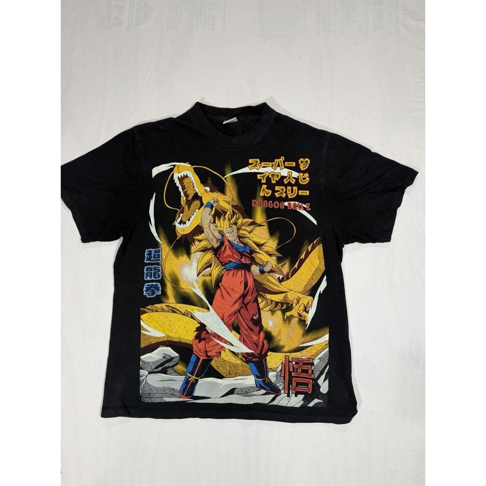 Dragon Ball Z Wrath Of The Dragon T Shirt XL Goku Shenron Anime Graphic Tee XL